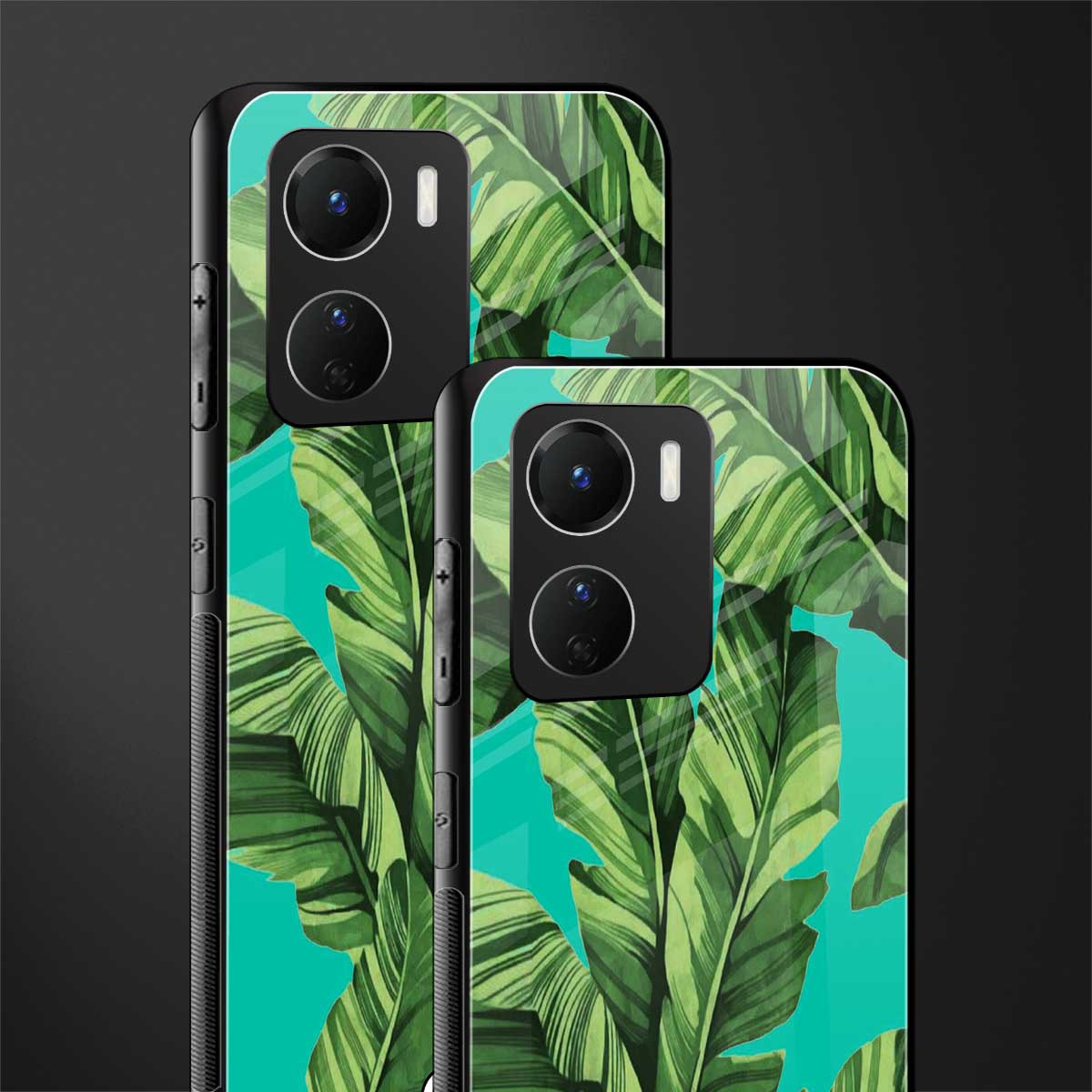 ubud jungle back phone cover | glass case for vivo y16