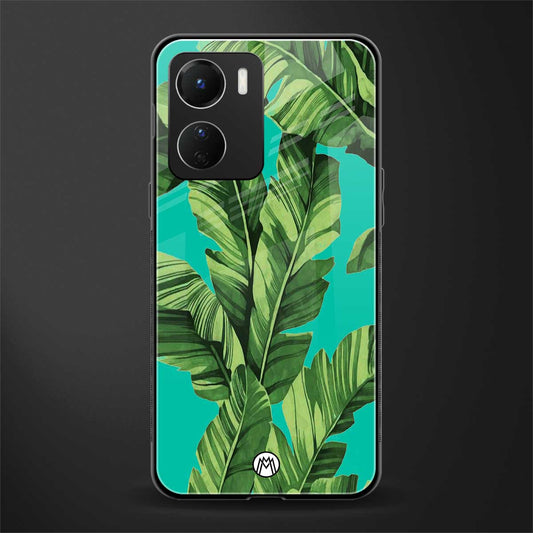ubud jungle back phone cover | glass case for vivo y16