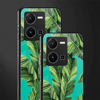 ubud jungle back phone cover | glass case for vivo y35 4g