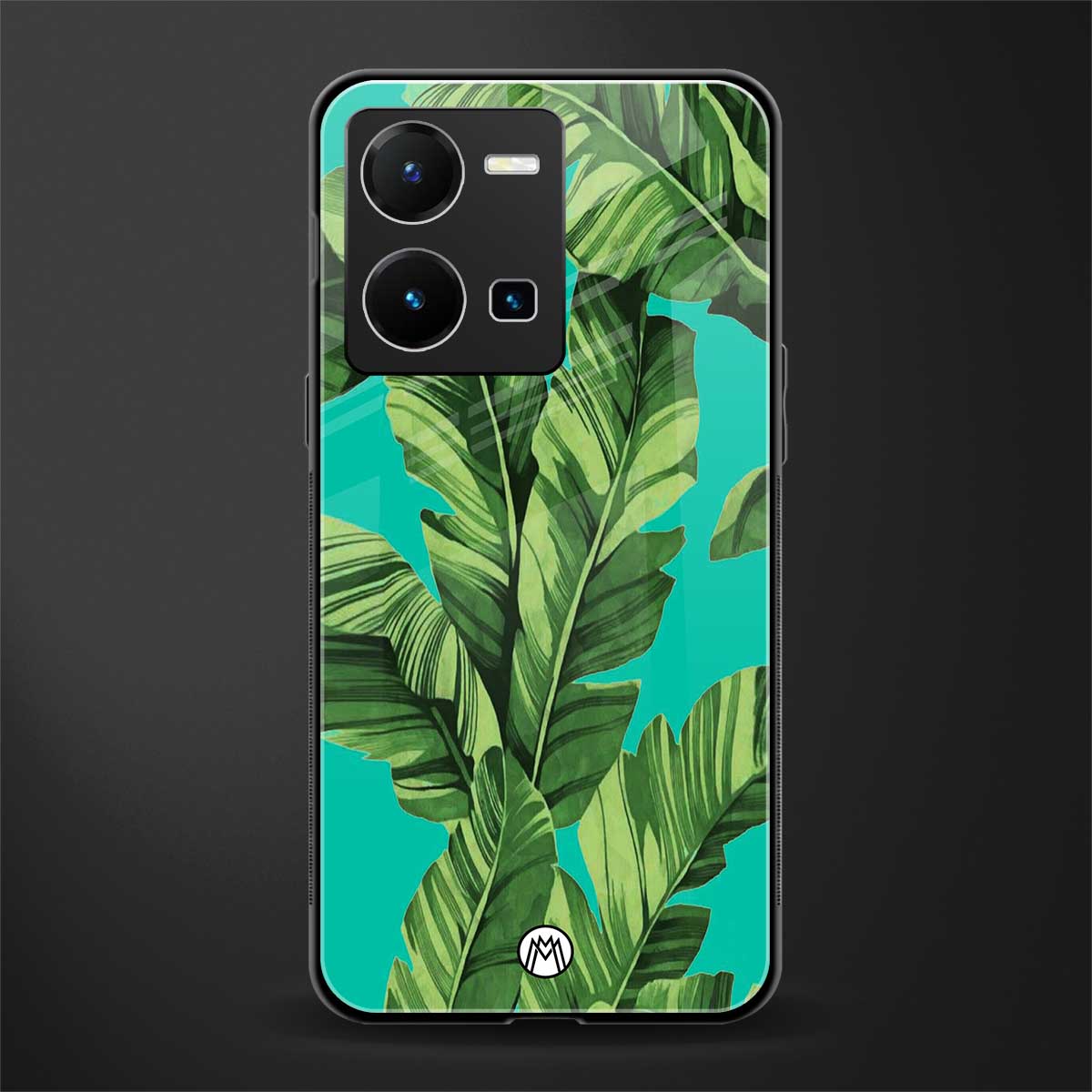 ubud jungle back phone cover | glass case for vivo y35 4g