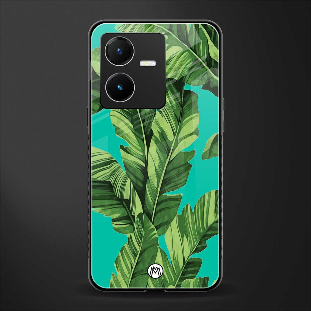 ubud jungle back phone cover | glass case for vivo y22
