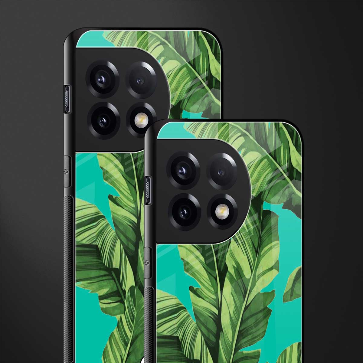 ubud jungle back phone cover | glass case for oneplus 11r