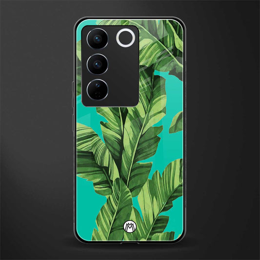 ubud jungle back phone cover | glass case for vivo v27 pro 5g