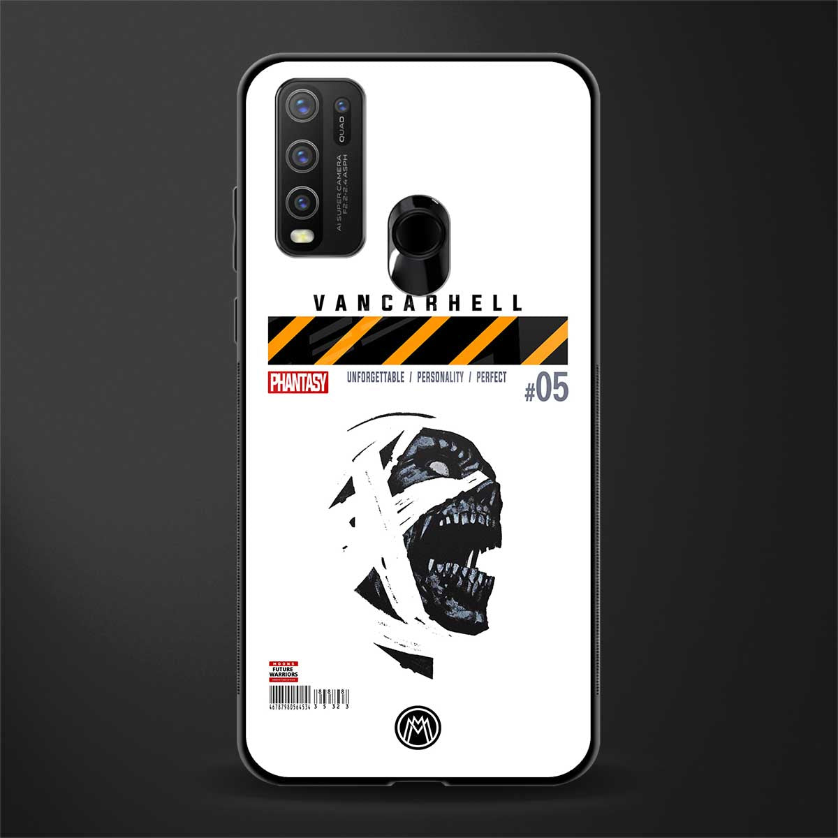 vancarhell phantasy glass case for vivo y50 image