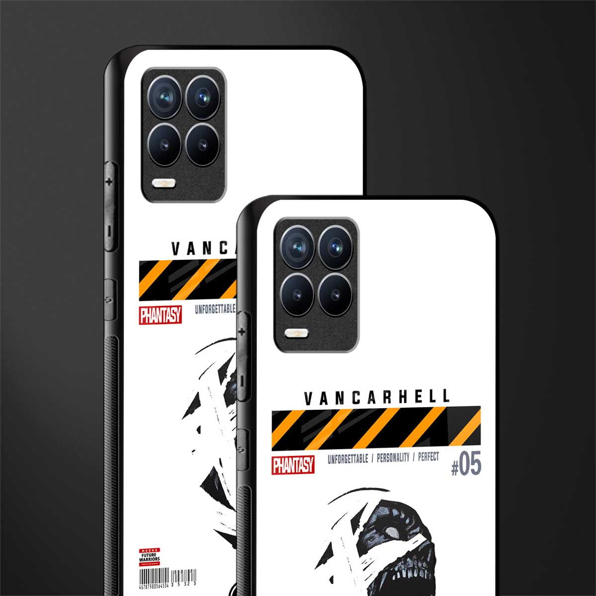 vancarhell phantasy glass case for realme 8 4g image-2