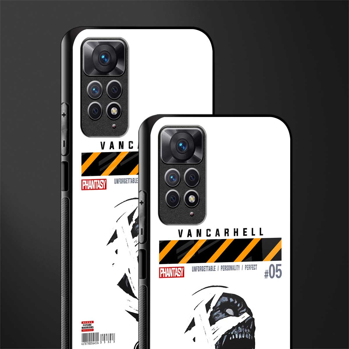 vancarhell phantasy back phone cover | glass case for redmi note 11 pro plus 4g/5g