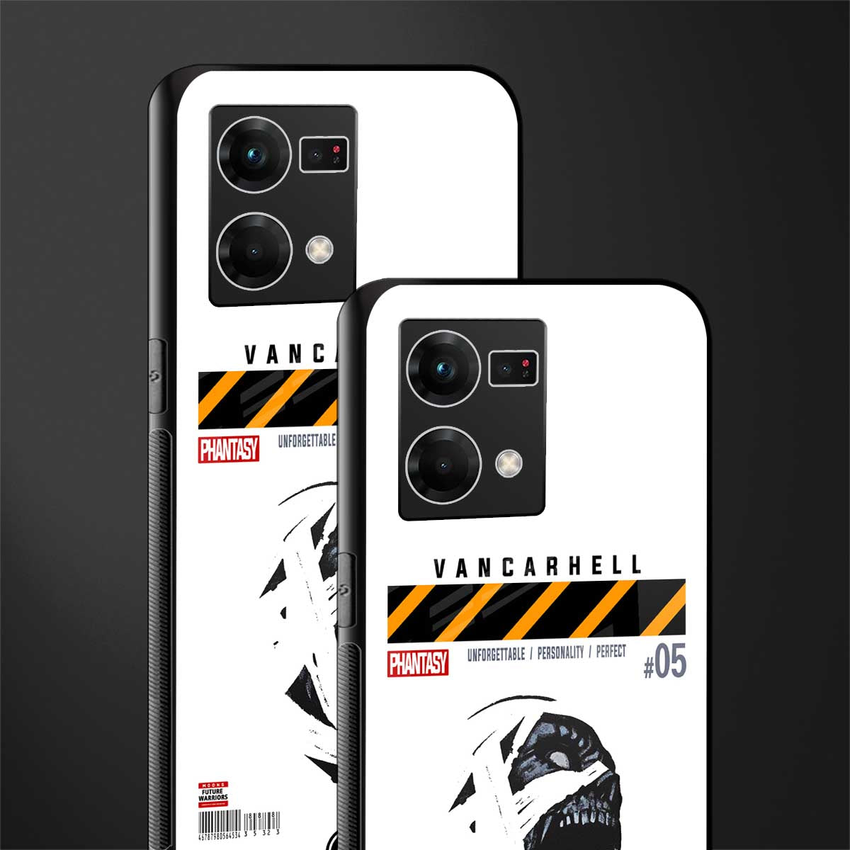 vancarhell phantasy back phone cover | glass case for oppo f21 pro 4g