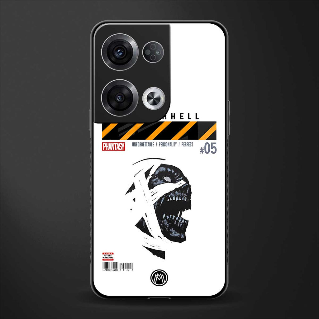 vancarhell phantasy back phone cover | glass case for oppo reno 8