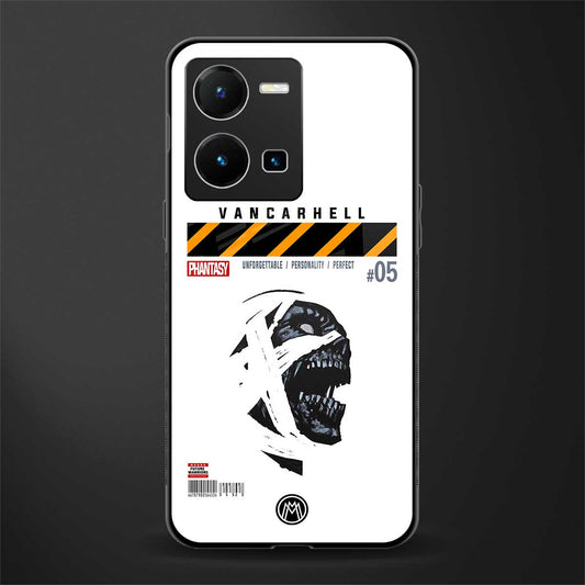 vancarhell phantasy back phone cover | glass case for vivo y35 4g