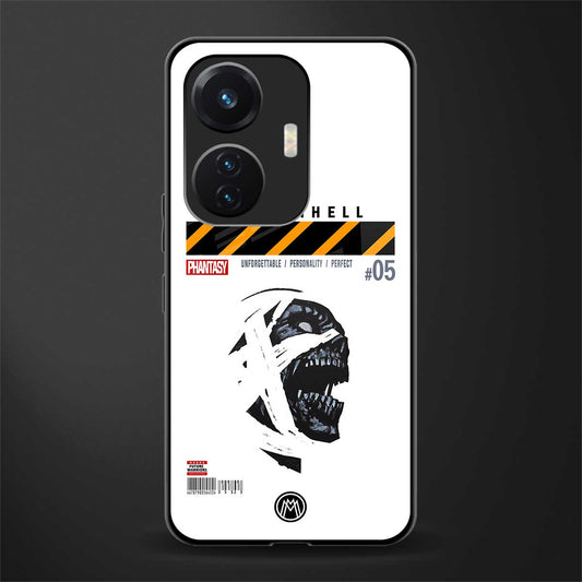 vancarhell phantasy back phone cover | glass case for vivo t1 44w 4g