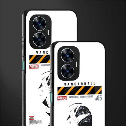 vancarhell phantasy back phone cover | glass case for realme c55