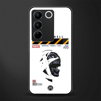 vancarhell phantasy back phone cover | glass case for vivo v27 pro 5g