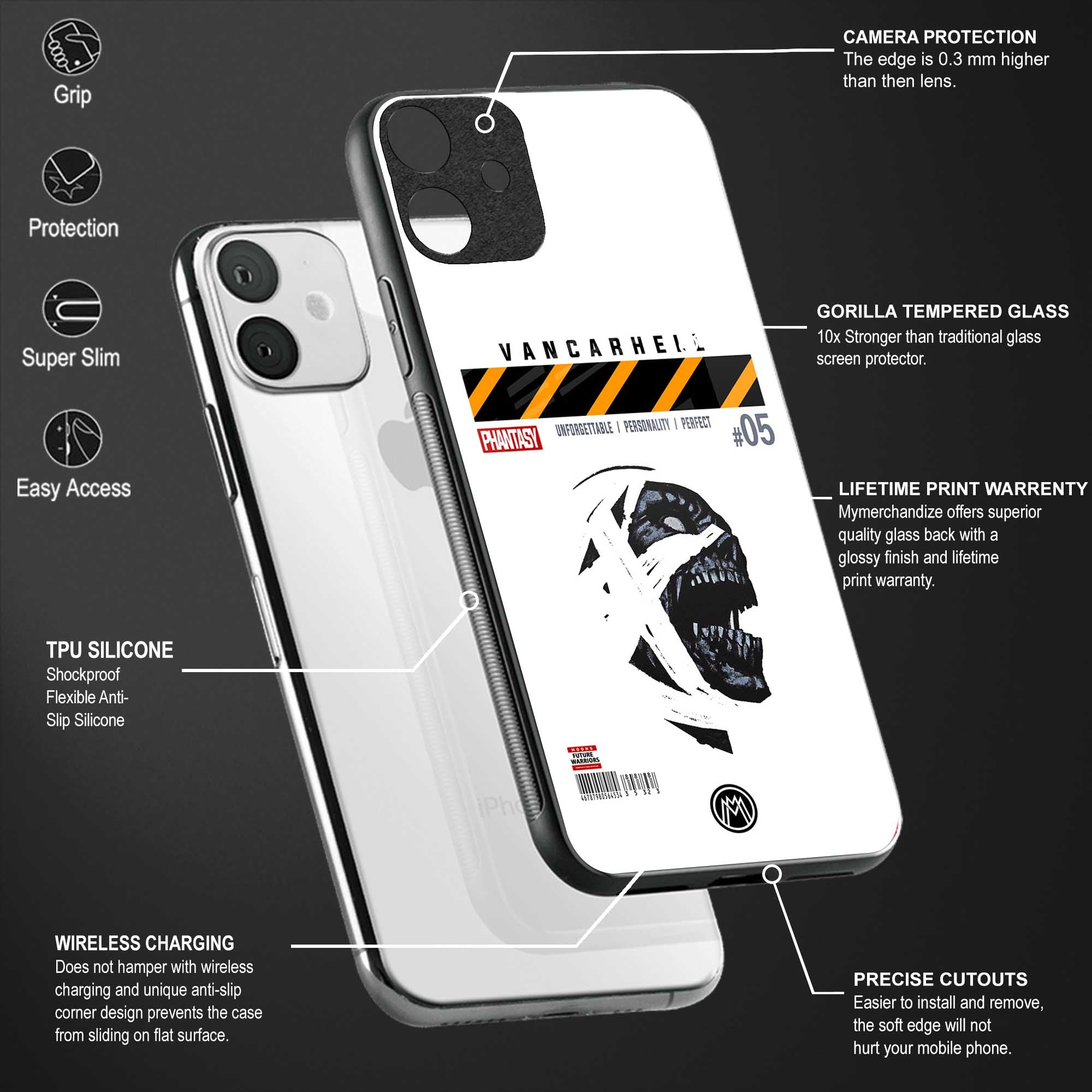 vancarhell phantasy glass case for samsung galaxy note 8 image-4