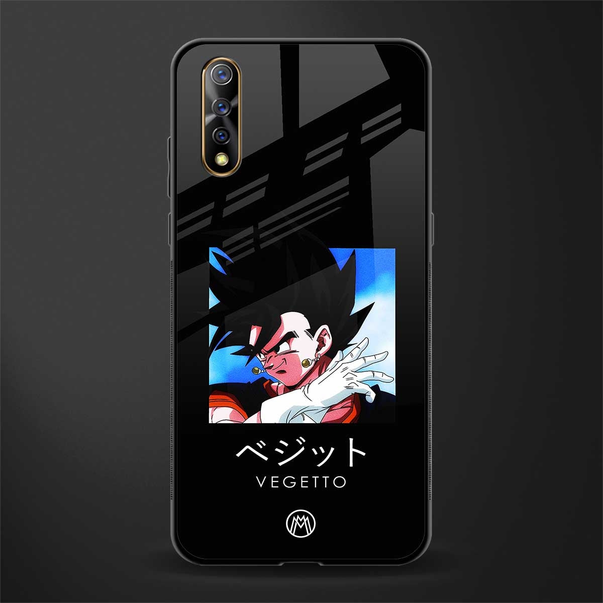 vegetto dragon ball z anime glass case for vivo z1x image