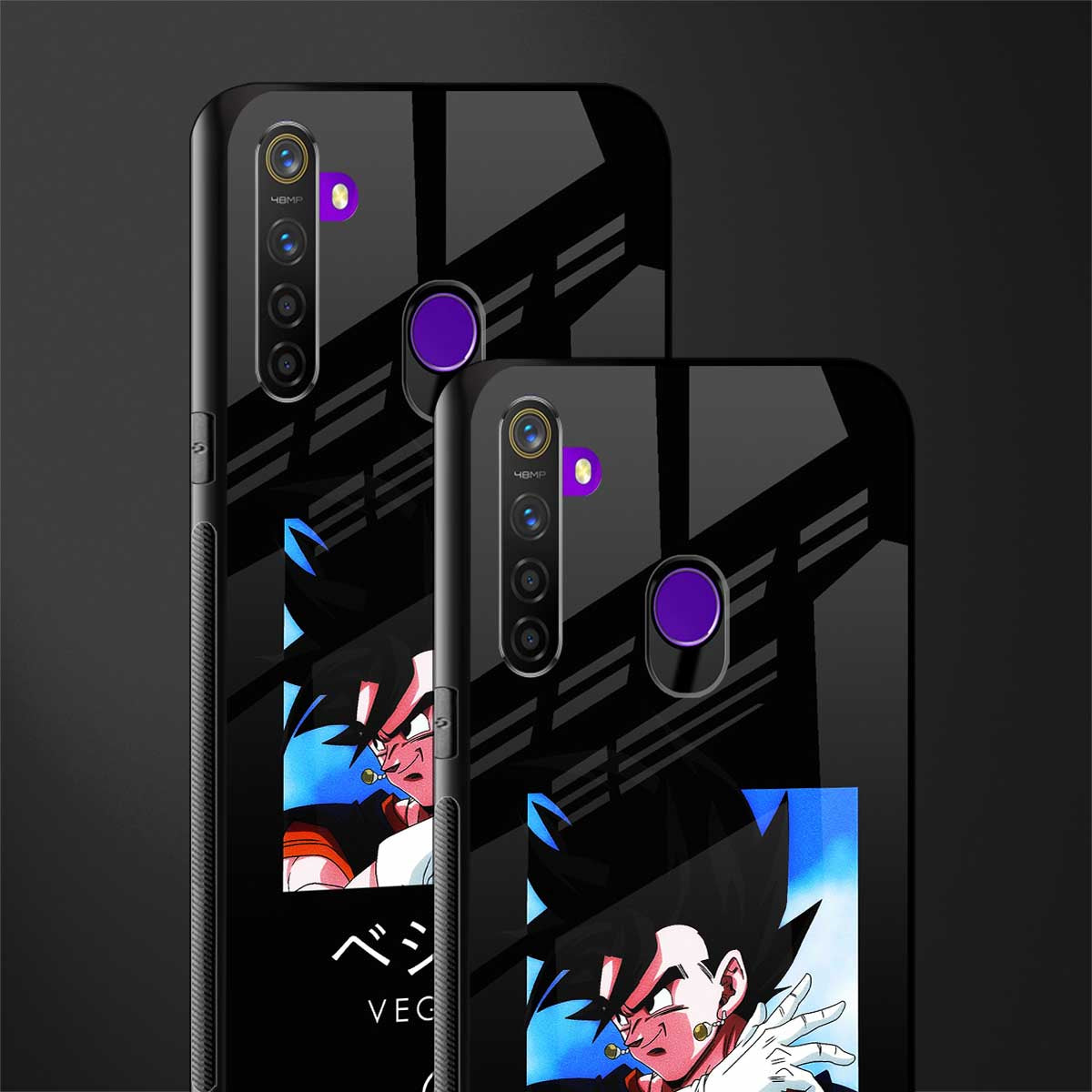 vegetto dragon ball z anime glass case for realme 5s image-2