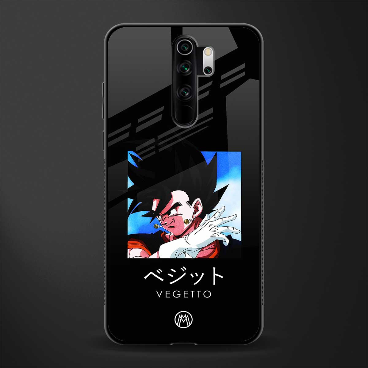 vegetto dragon ball z anime glass case for redmi note 8 pro