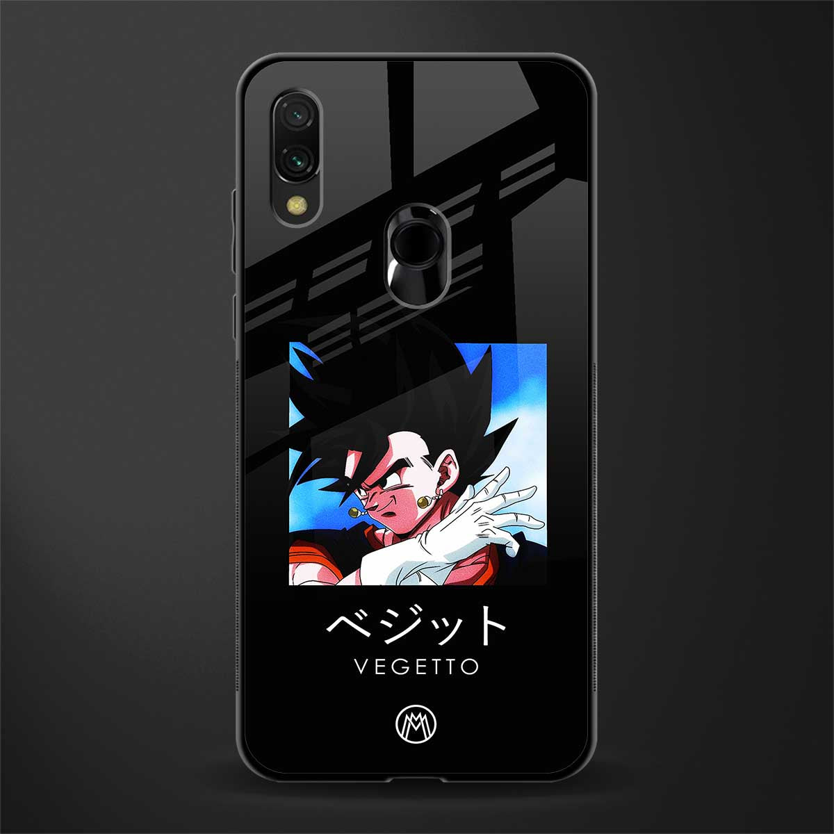 vegetto dragon ball z anime glass case for redmi note 7 image