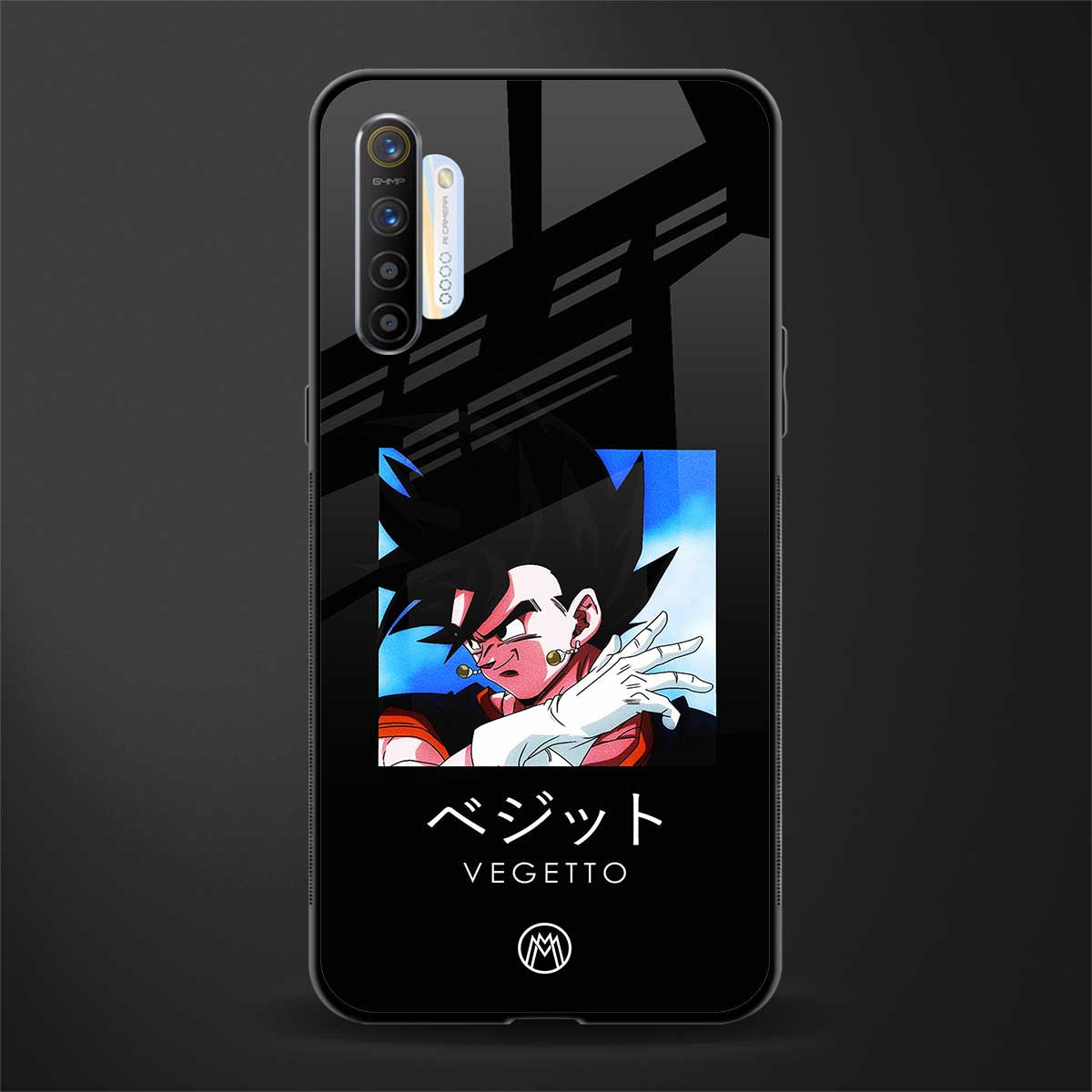vegetto dragon ball z anime glass case for realme xt image