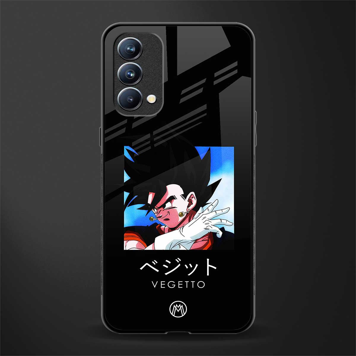 vegetto dragon ball z anime glass case for oppo f19s image