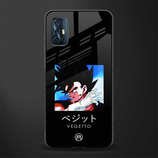 vegetto dragon ball z anime glass case for vivo v17 image