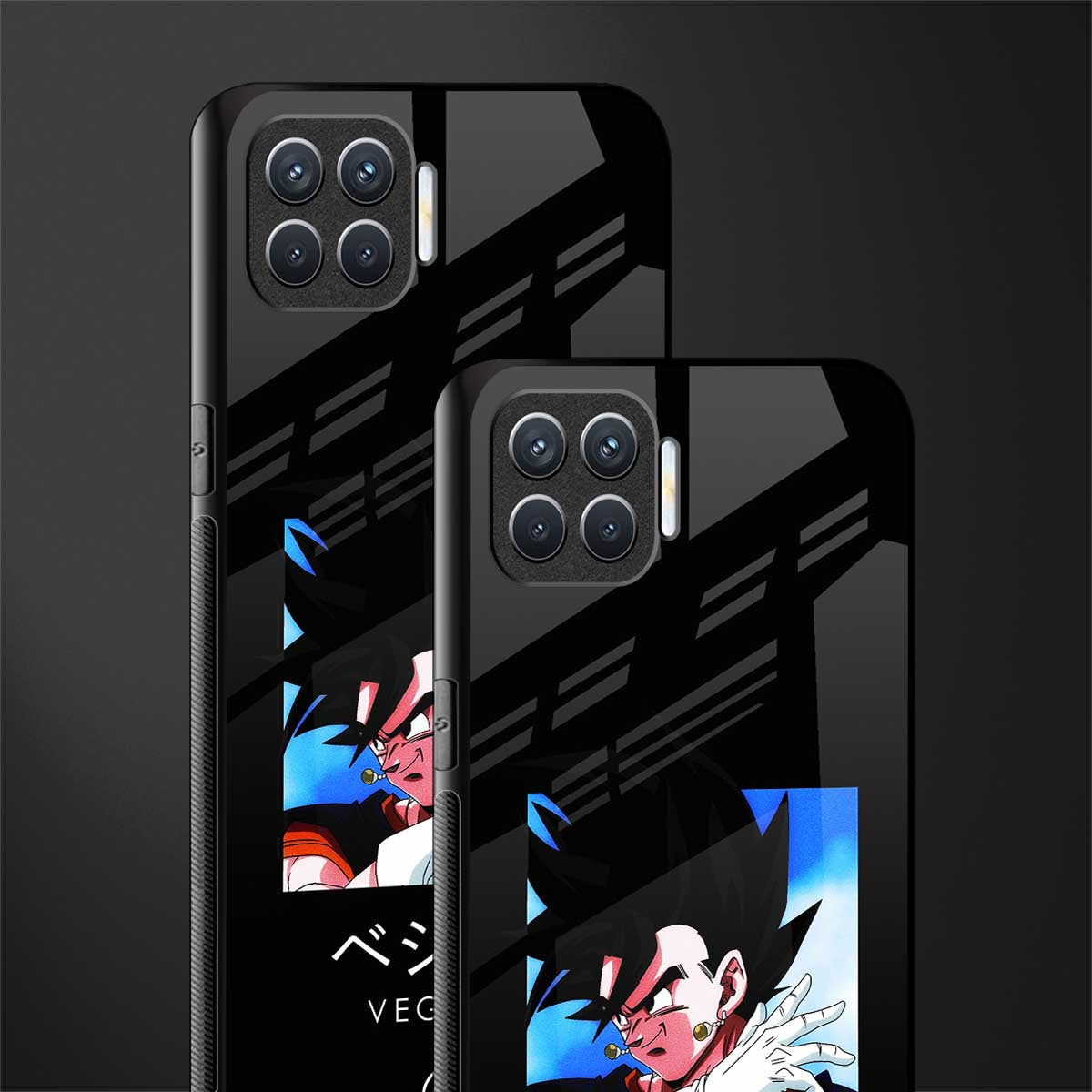 vegetto dragon ball z anime glass case for oppo f17 pro image-2