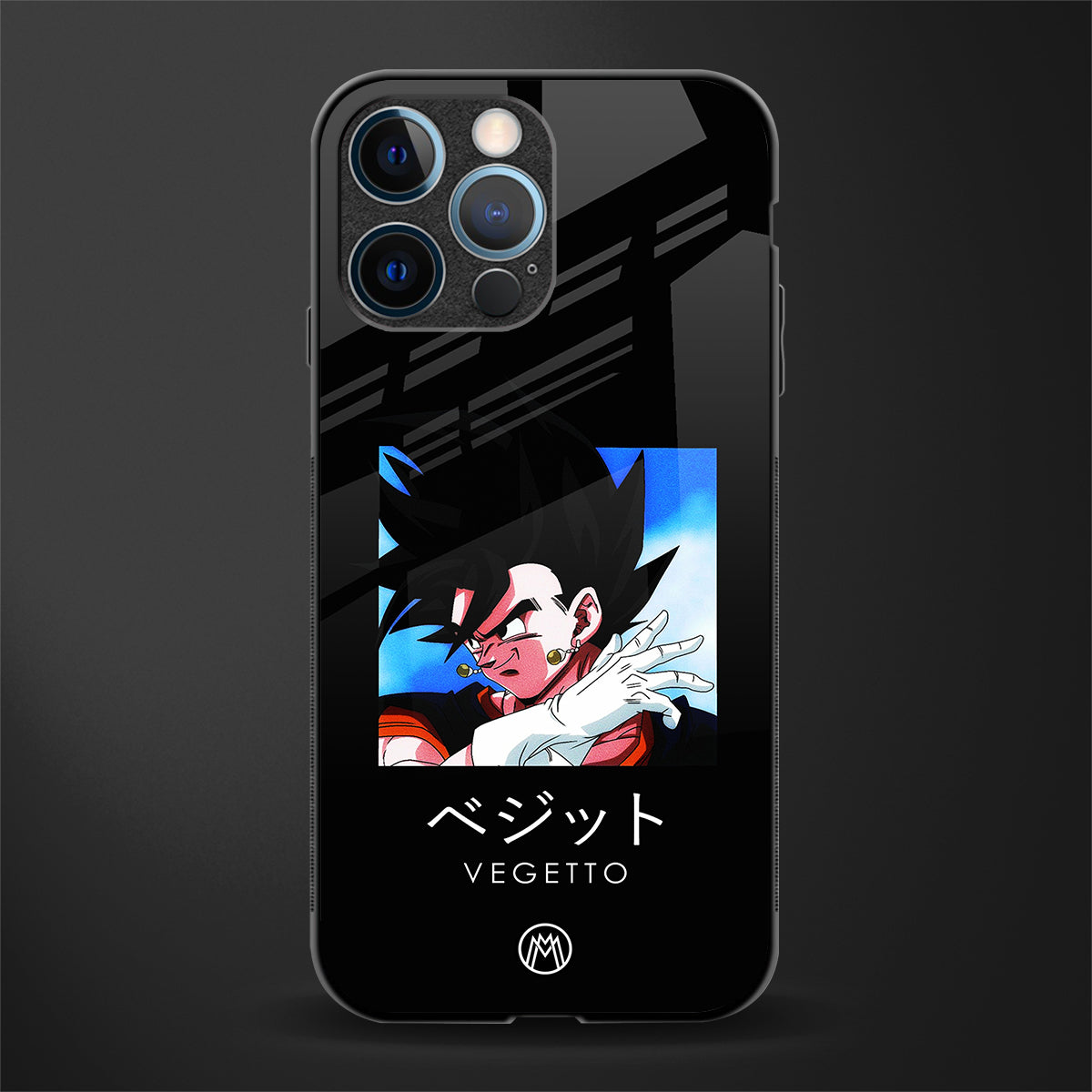 vegetto dragon ball z anime glass case for iphone 13 pro image