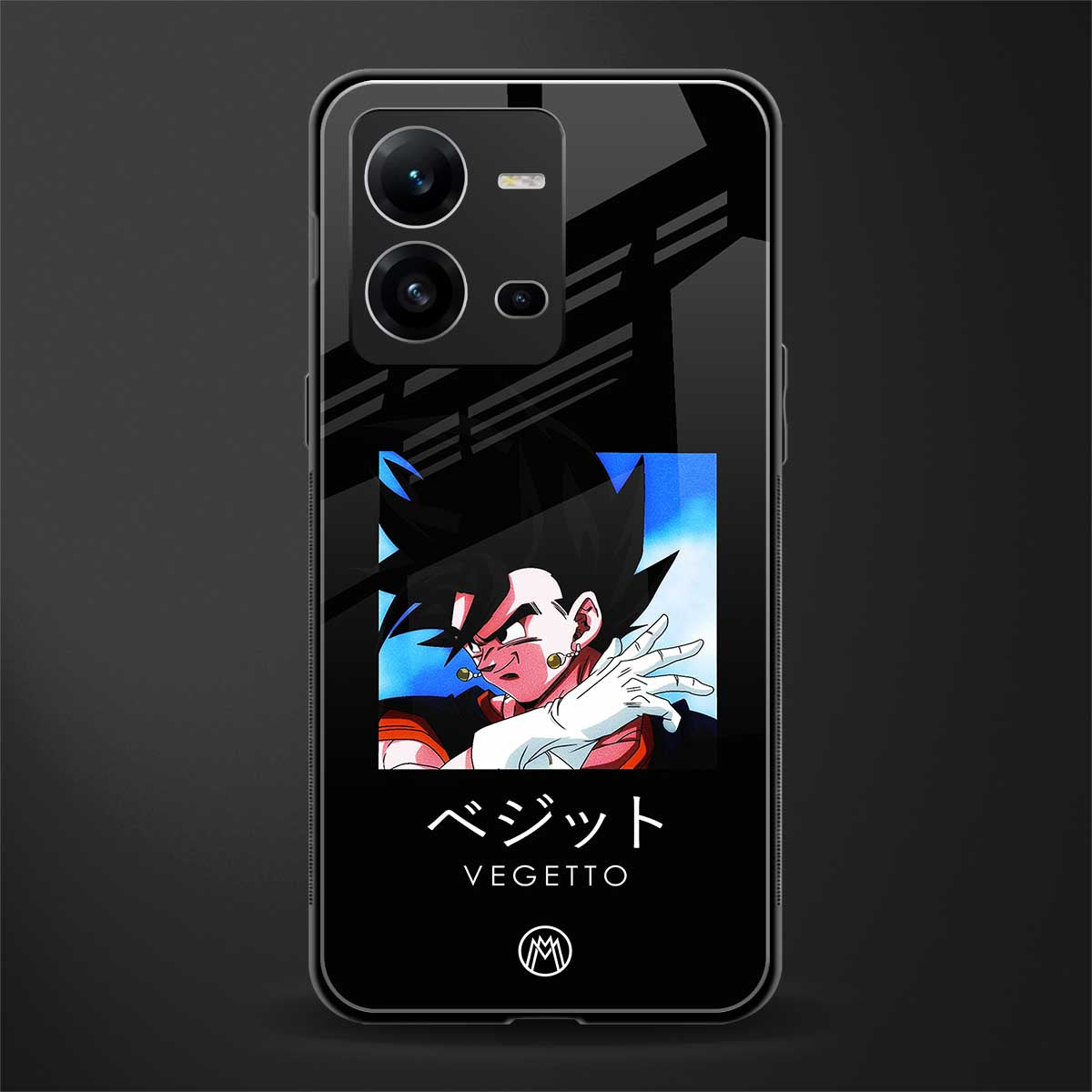 vegetto dragon ball z anime back phone cover | glass case for vivo v25-5g
