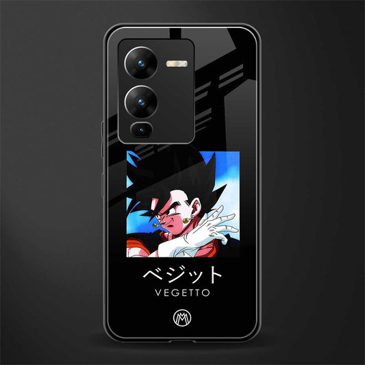 vegetto dragon ball z anime back phone cover | glass case for vivo v25 pro 5g