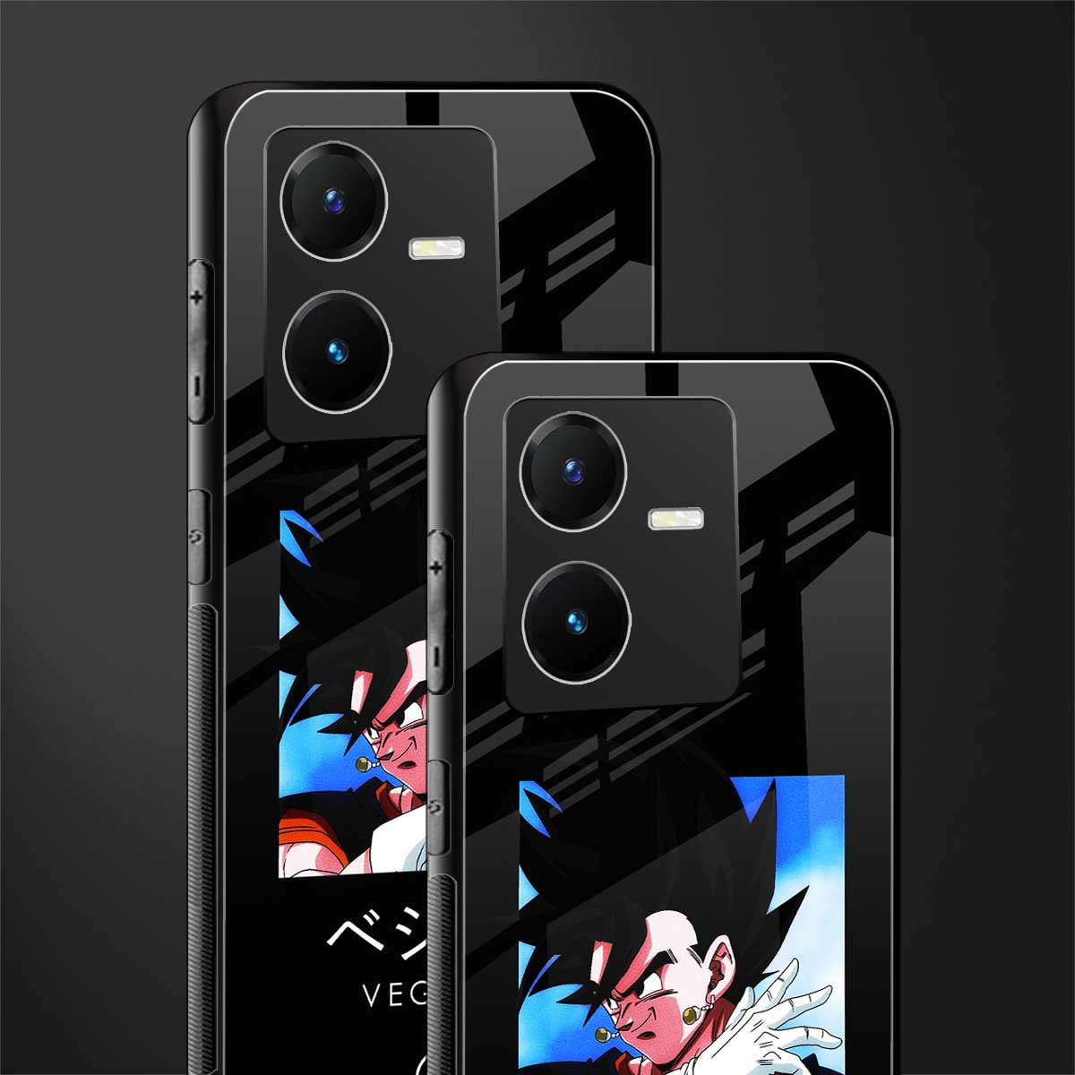 vegetto dragon ball z anime back phone cover | glass case for vivo y22