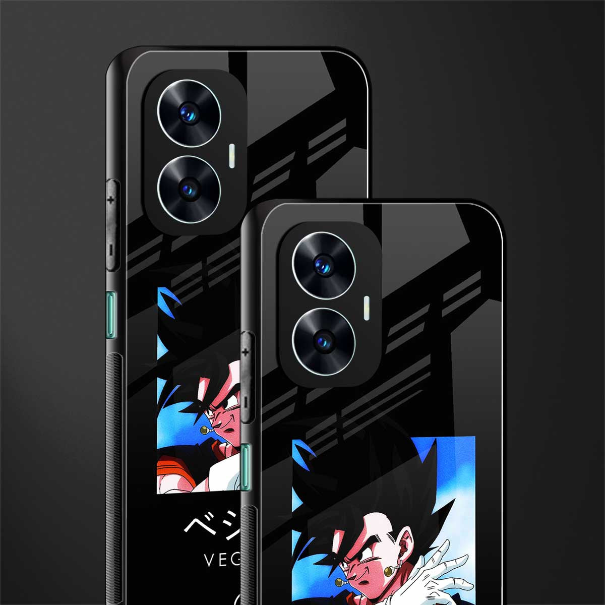 vegetto dragon ball z anime back phone cover | glass case for realme c55