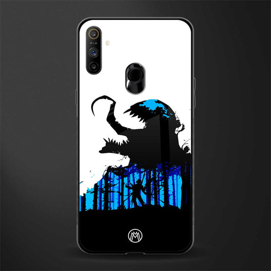 venom minimalistic glass case for realme narzo 20a image