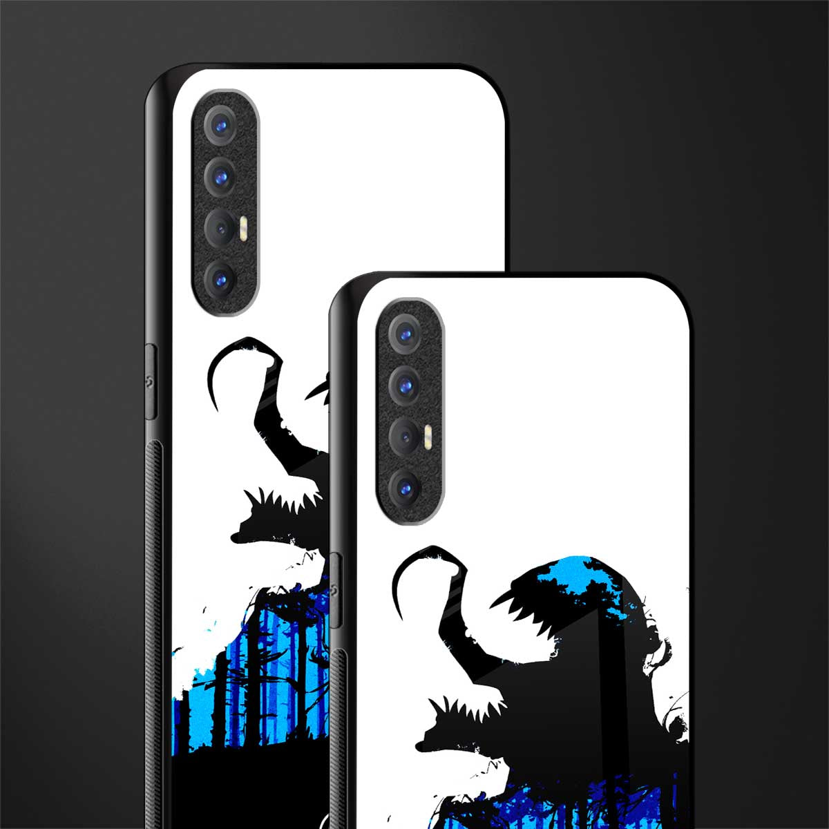 venom minimalistic glass case for oppo reno 3 pro image-2