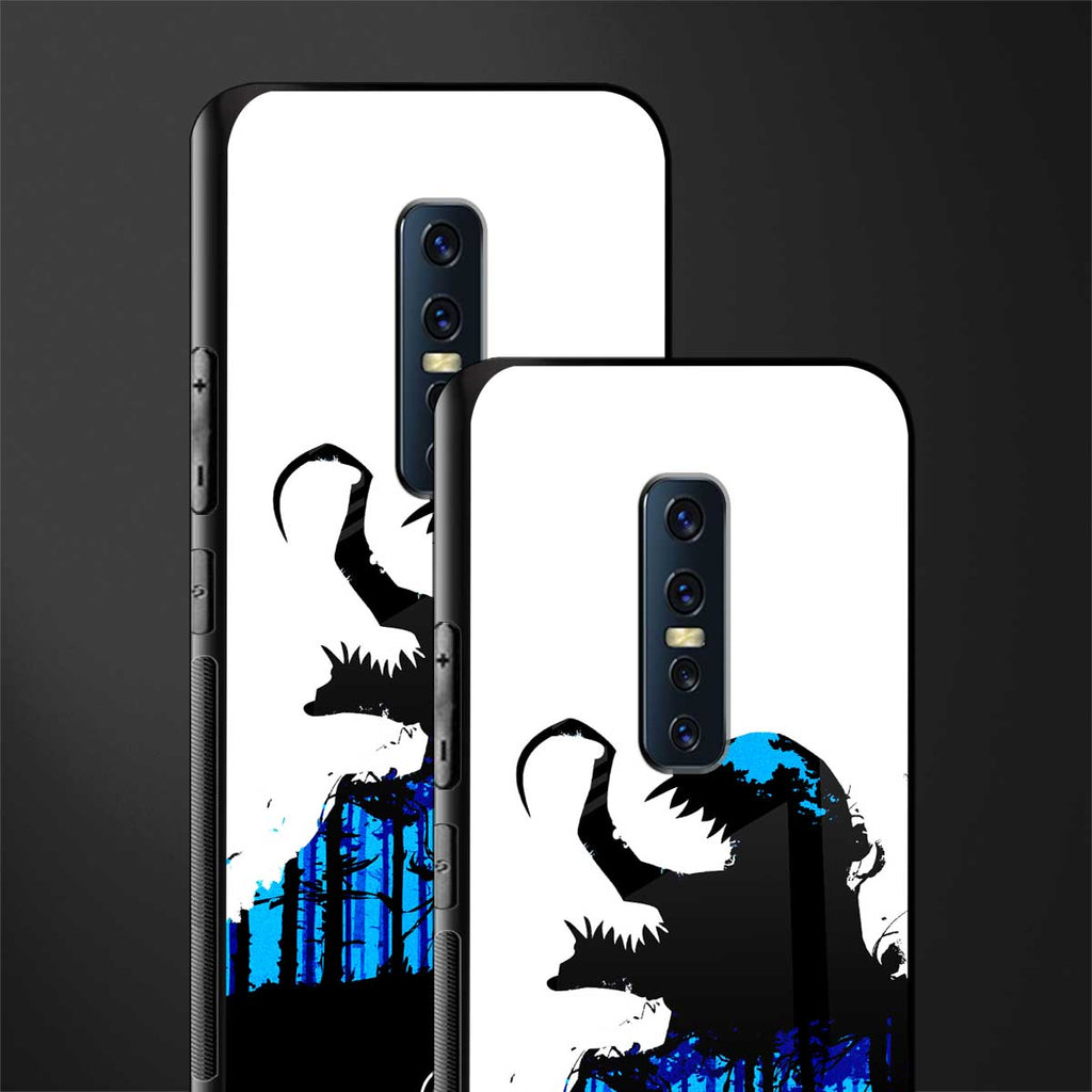 venom minimalistic glass case for vivo v17 pro image-2
