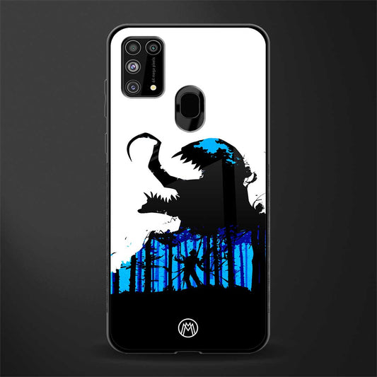 venom minimalistic glass case for samsung galaxy m31 prime edition image