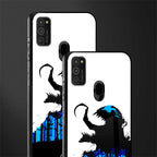venom minimalistic glass case for samsung galaxy m30s image-2