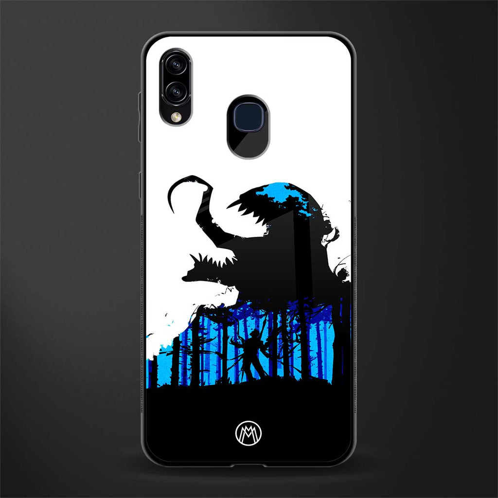 venom minimalistic glass case for samsung galaxy m10s image