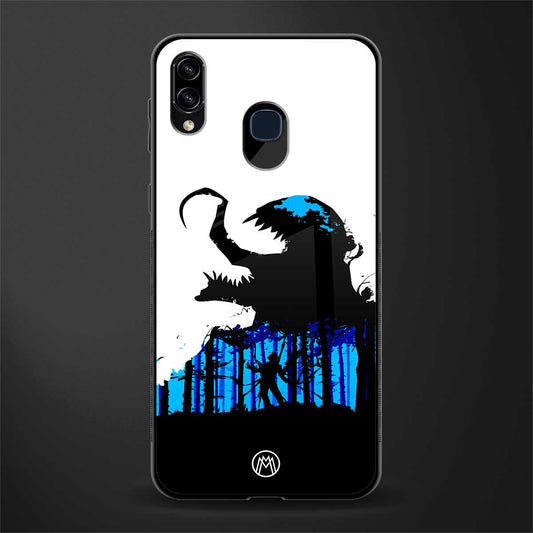 venom minimalistic glass case for samsung galaxy a30 image