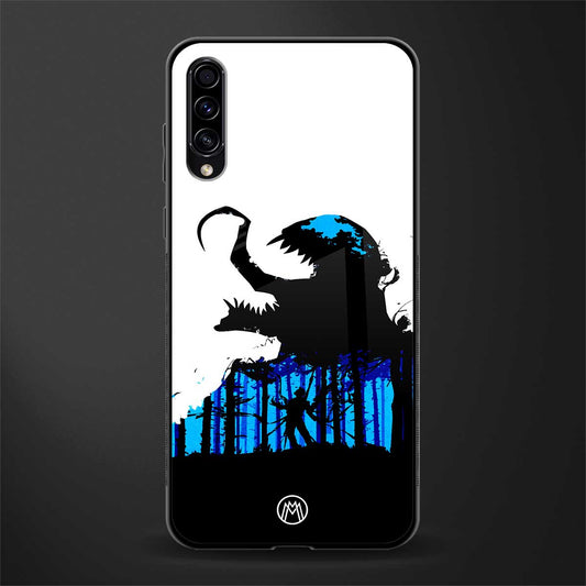 venom minimalistic glass case for samsung galaxy a70 image
