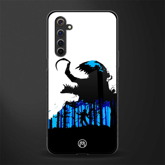 venom minimalistic glass case for realme 6 image