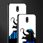 venom minimalistic glass case for redmi 8a image-2