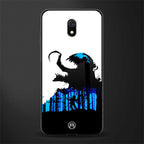 venom minimalistic glass case for redmi 8a image