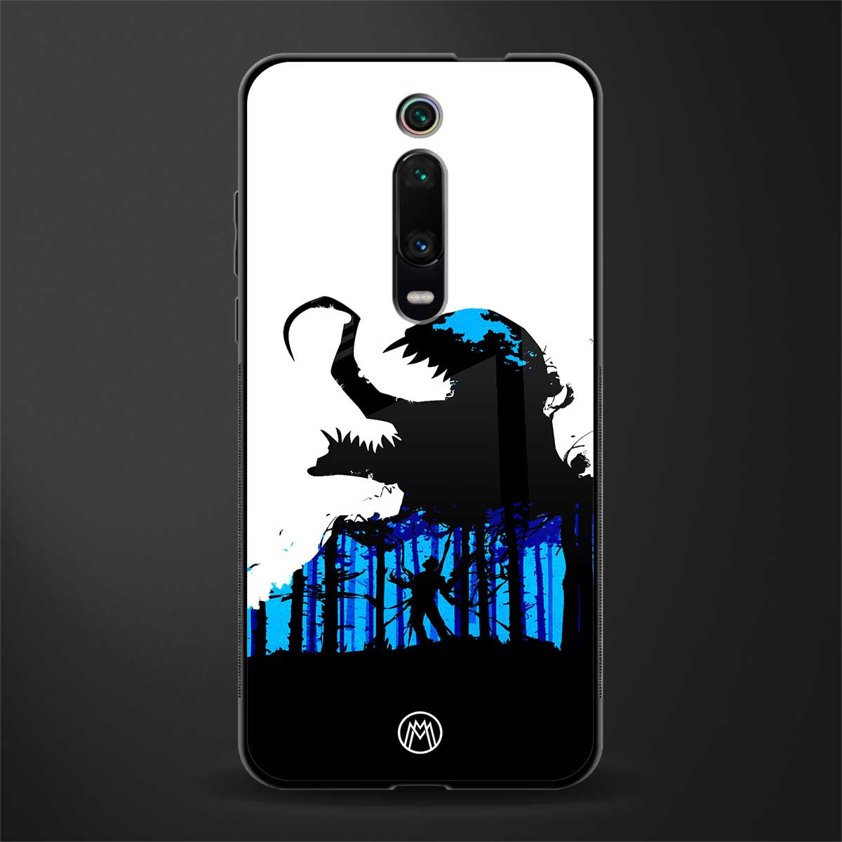venom minimalistic glass case for redmi k20 image