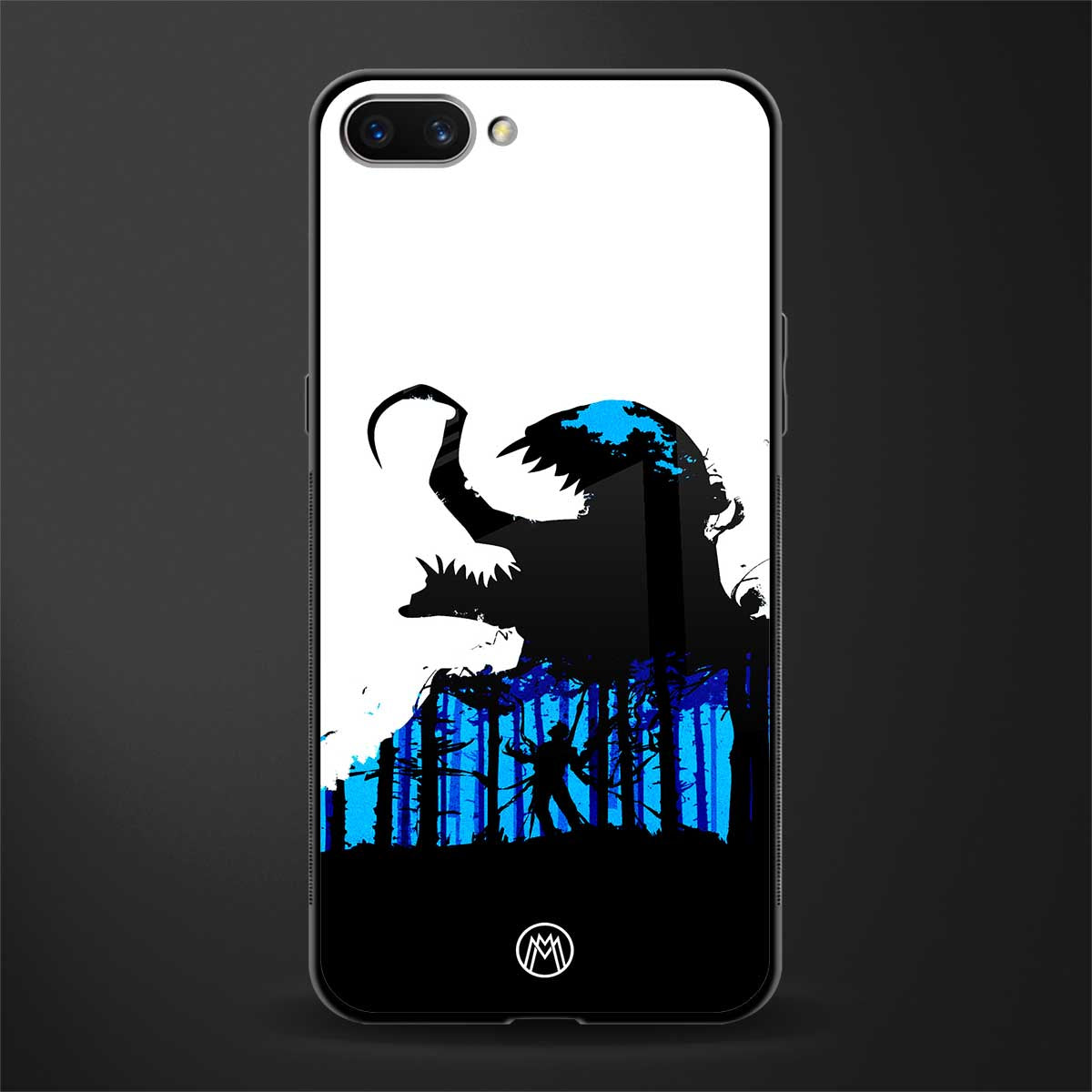 venom minimalistic glass case for realme c1 image