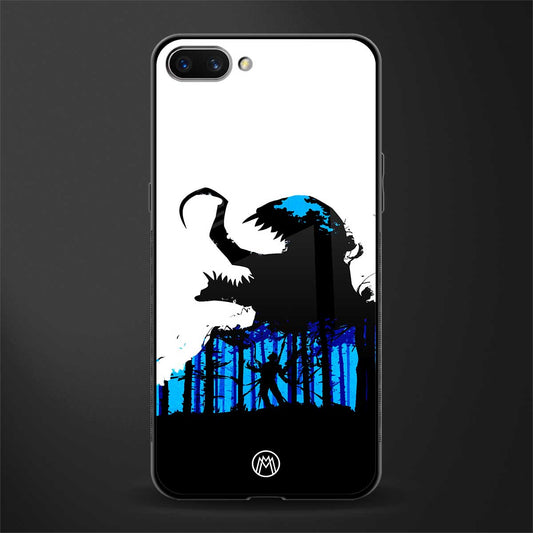venom minimalistic glass case for realme c1 image