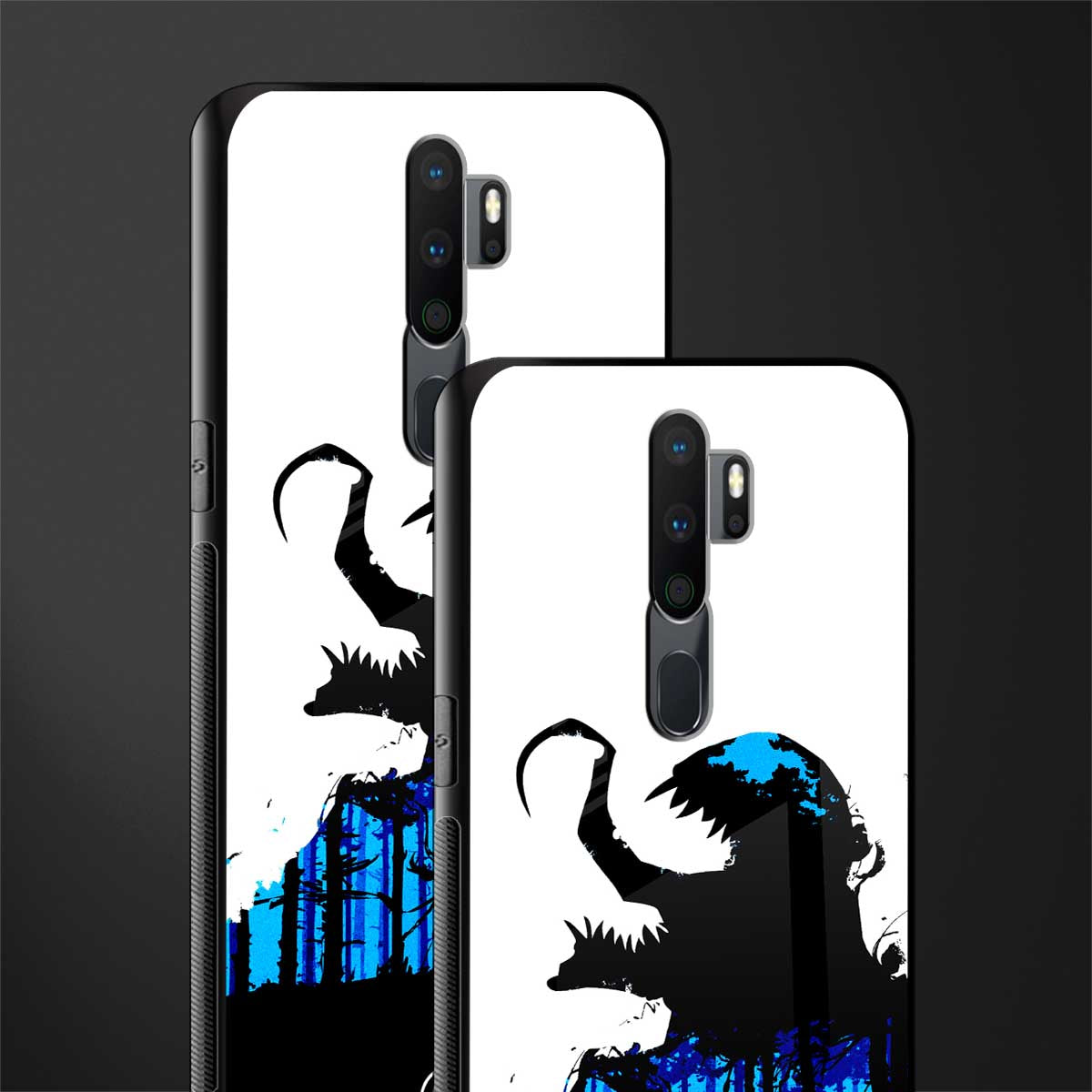 venom minimalistic glass case for oppo a5 2020 image-2