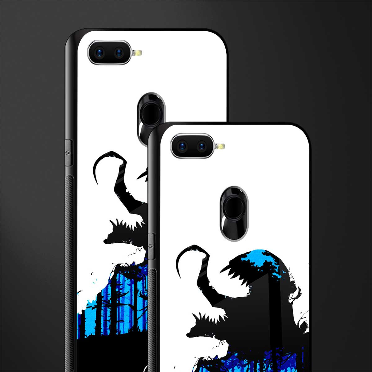 venom minimalistic glass case for oppo a12 image-2