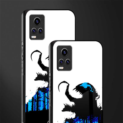 venom minimalistic back phone cover | glass case for vivo y73