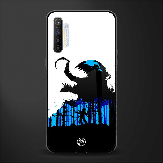 venom minimalistic glass case for realme x2 image