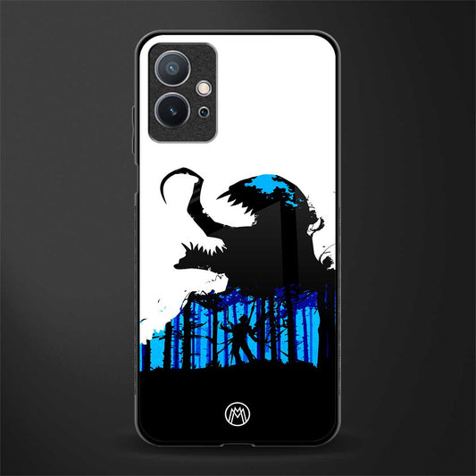 venom minimalistic glass case for vivo t1 5g image