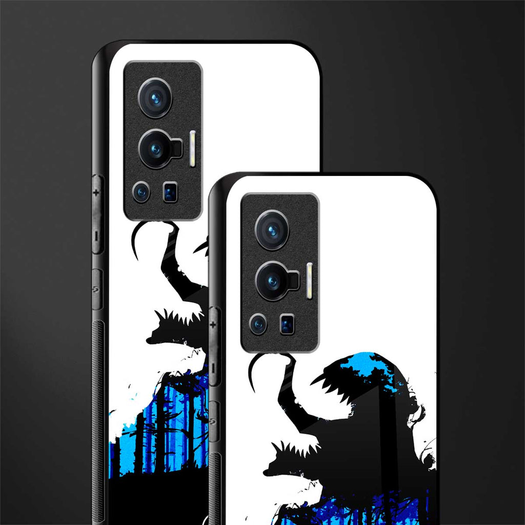 venom minimalistic glass case for vivo x70 pro image-2